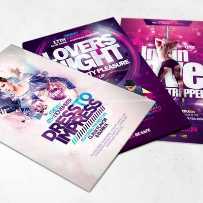 Arte de Flyers e Videos